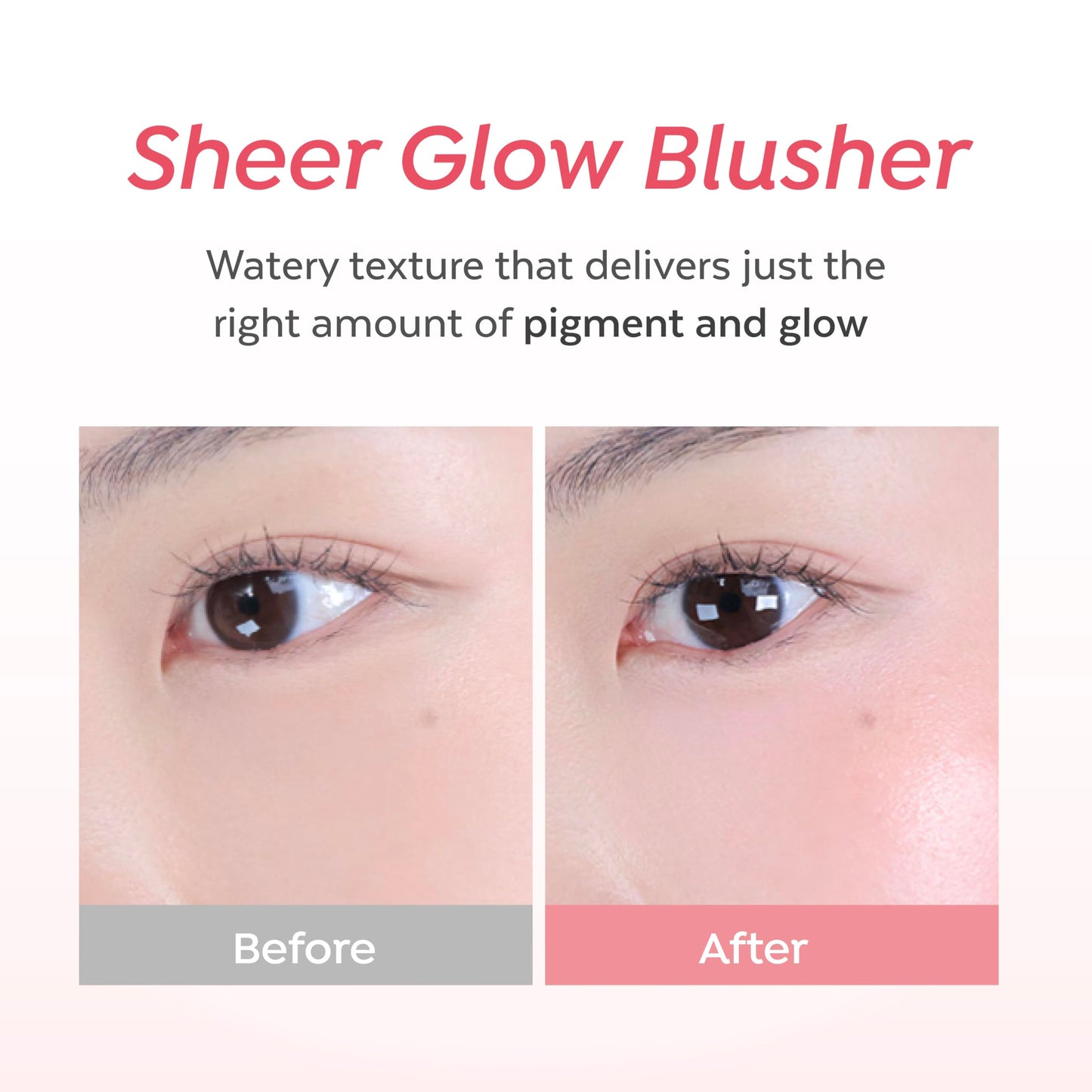 A'PIEU Juicy-Pang Water Blusher [RD01] - Fruity Liquid Blush for Cheeks, Buildable & Blendable Color, Hydrating Dewy Finish with Fruit Extract Blend