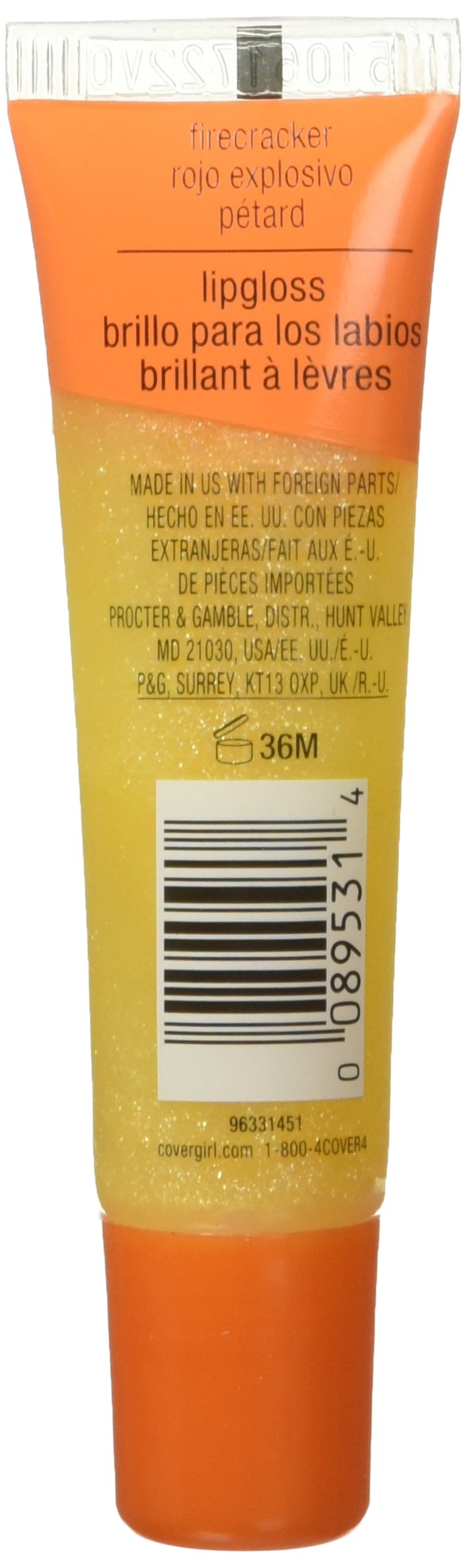 COVERGIRL Lipslicks Smoochies Sizzle Gloss Firecracker 530, 0.44 Fl Oz, 0.440-Fluid Ounce
