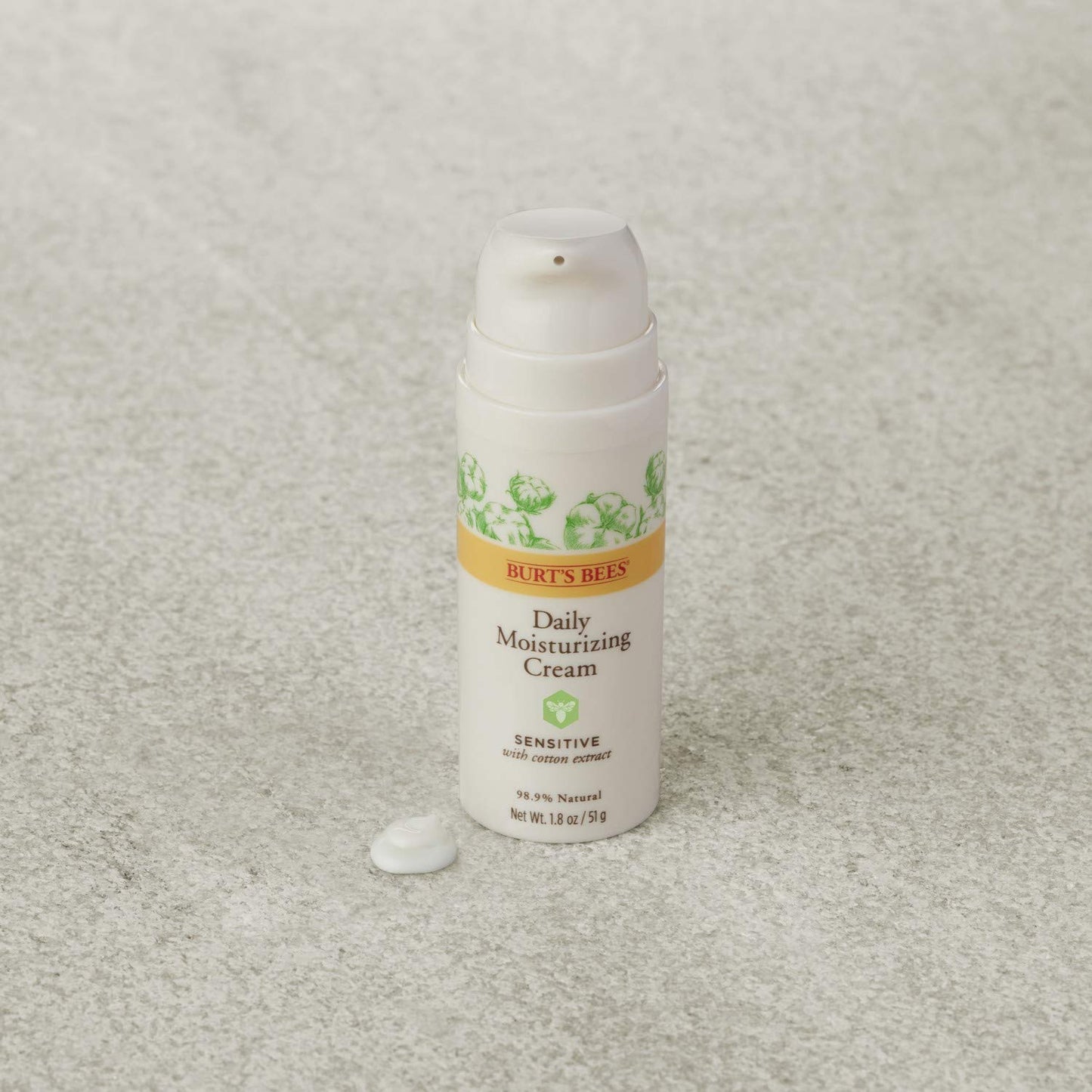 Burts Bees, Cream Moisturizing Sensitive, 1.8 Ounce