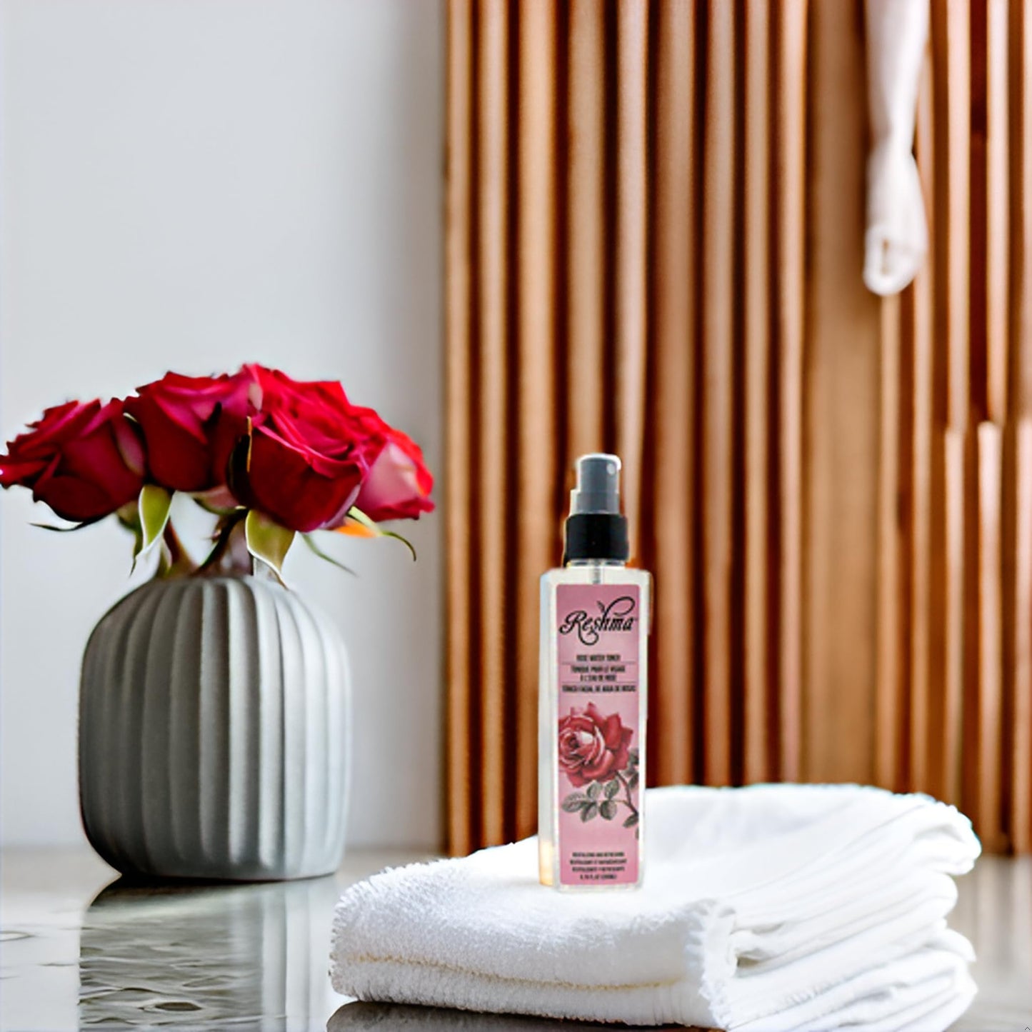 Reshma Beauty Rose Water Toner | Hydrating Mist for All Skin Types and Hair Types| Plant-Based Facial Toner |No Dye and Alcohol Free| for Daily Use
