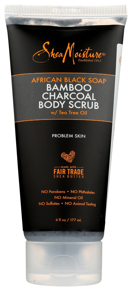 Shea Moisture Bamboo Charcoal Body Scrub, 6 Oz Beauty & Personal Care Shea Moisture