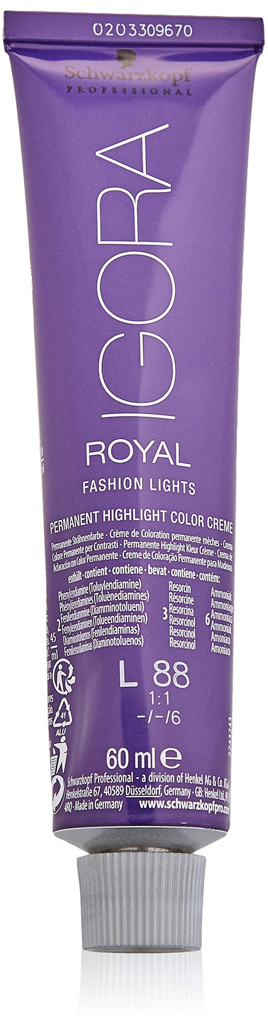 Igora Royal Fashion Lights 88 Rojo Intenso 60Ml
