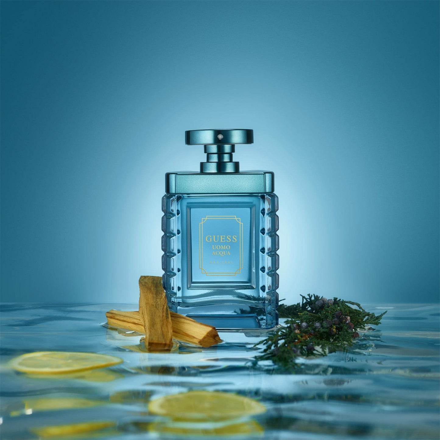 Guess Uomo Acqua Deodorizing Body Spray For Men, 6.0 Oz.