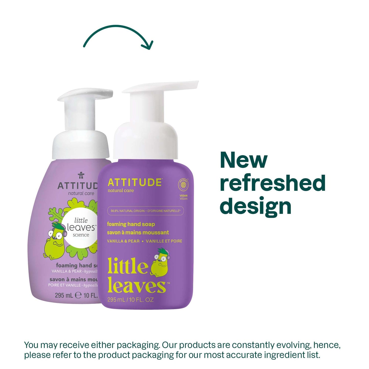 ATTITUDE Foaming Hand Soap for Kids, EWG Verified, Dermatologically Tested, Plant- and Mineral-Based Ingredients, Vegan, Vanilla & Pear, 10 Fl Oz Beauty and Personal Care BIO SPECTRA ATTITUDE
