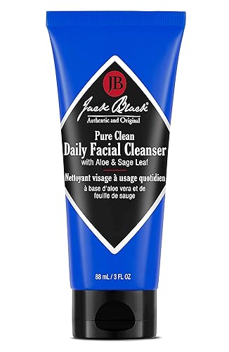 Jack Black Pure Clean Daily Facial Cleanser for Men - Mens Face Wash, Jack Black Face Wash Men's, Face Wash for Men, Face Cleanser for Men, 2-in-1