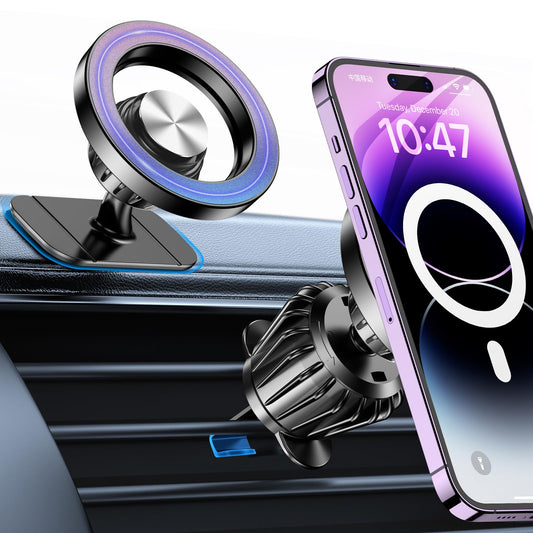 Kaistyle MagSafe Car Mount – 20X Strong Magnets, 360° Magnetic Phone Holder for iPhone 16–12 Series