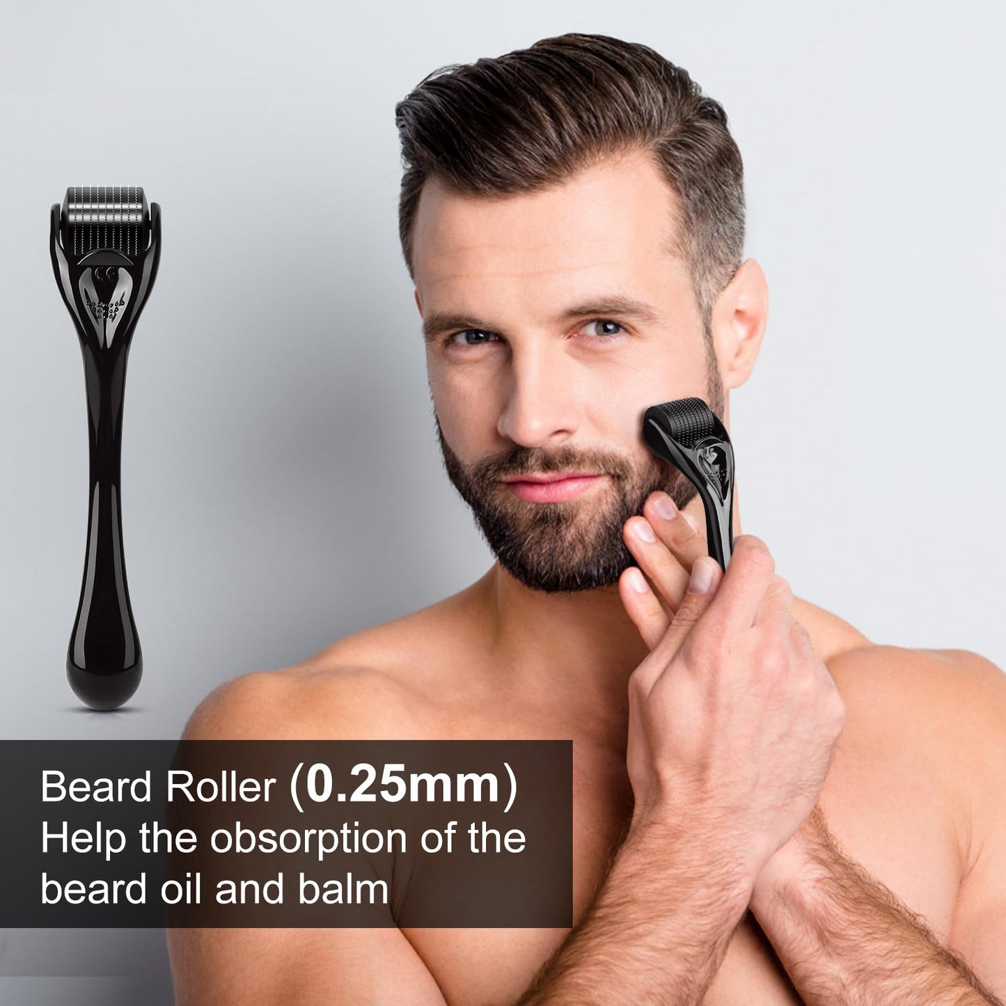 MALE GOD Beard Kit, Beard Growth Kit w/Natural Ingredients Beard Oil & Balm & Comb, Beard Growth Oil w/4X Thickening Biotin, Fathers Day | Chrismtas | Beauty and Personal Care MALE GOD