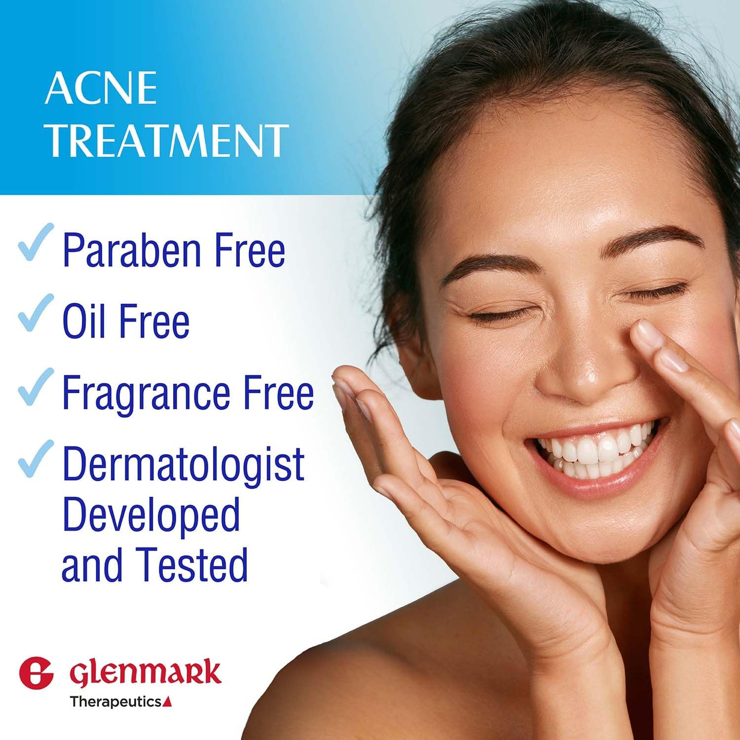 Glenmark Therapeutics Adapalene Gel 0.1% Acne Treatment, Paraben Free Topical Retinoid Cream for Face, Helps Clear and Prevent Acne and Clogged Pores Beauty and Personal Care Glenmark Therapeutics