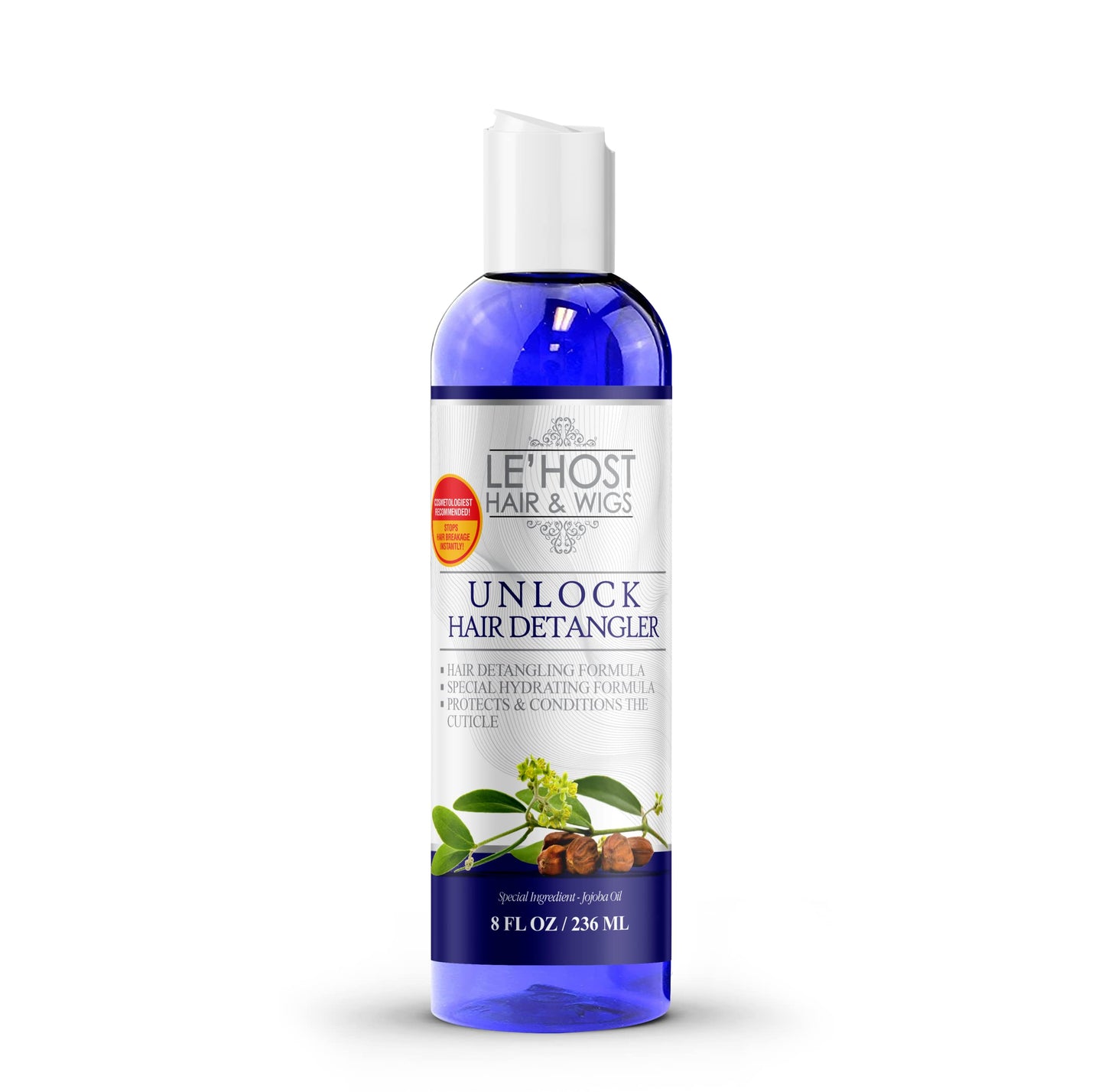 Unlock Hair Detangler (Leave-In Conditioner) Immediately stops hair breakage and promotes hair growth.