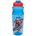 United Pacific Designs Spider-Man Character 30oz Sullivan Water Bottle, Blue,Red