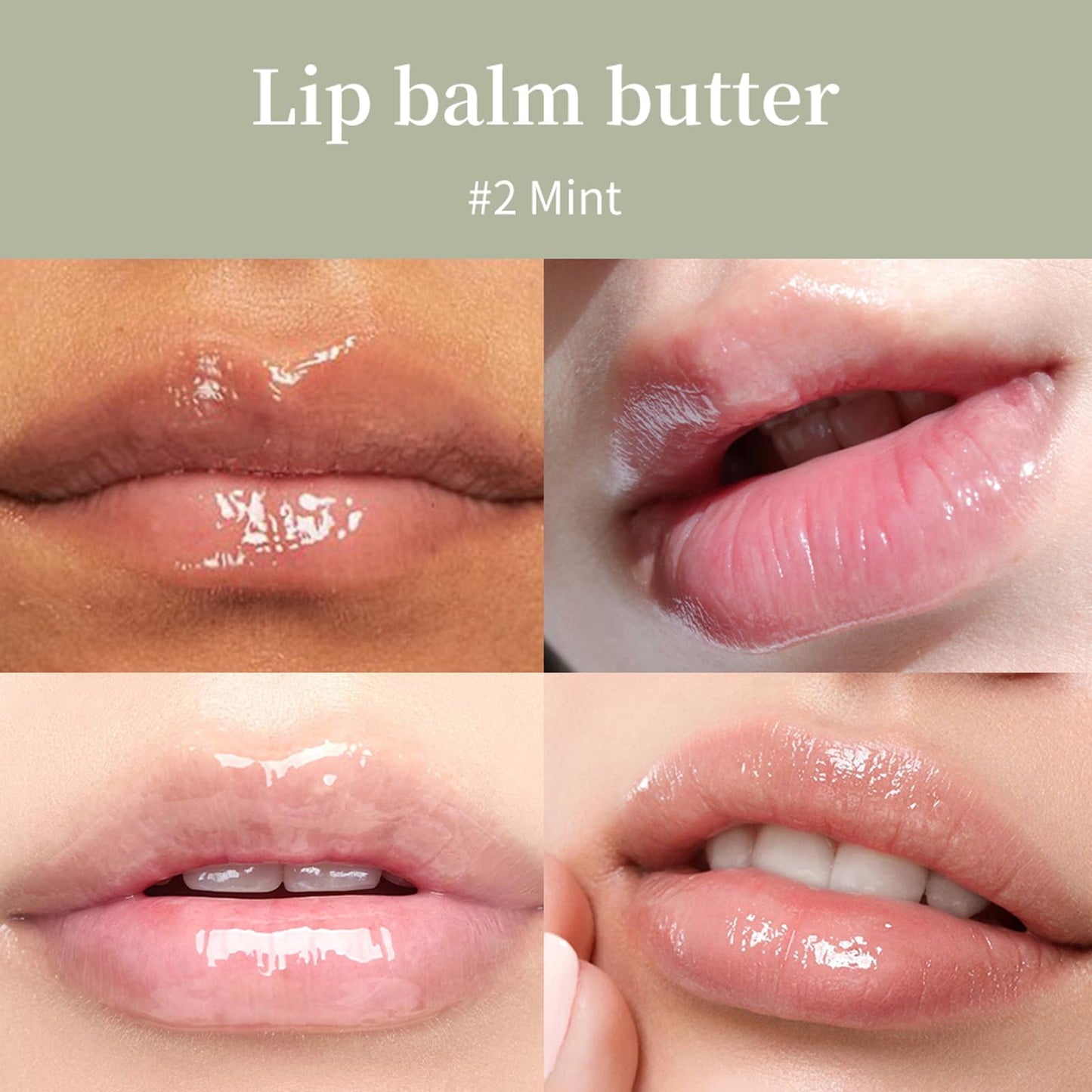 Summer Special Lip Butter Nourishing Hydration Lip Gloss with Shea Butter & Olive Oil Soothes Dry Lips and Lip Care Lip Balm with Natural Tint & Gloss Beauty and Personal Care Eudivine