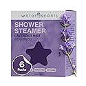Water Scents Shower Steamer Mist - Aromatherapy Flower Fizzy with Lavender & Orange Essential Oils - Natural Self Care, Vegan, Travel Essentials…