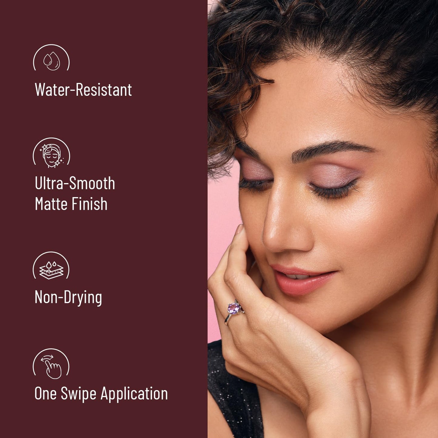 Swiss Beauty Pure Matte Lipstick - 207 Raspberry