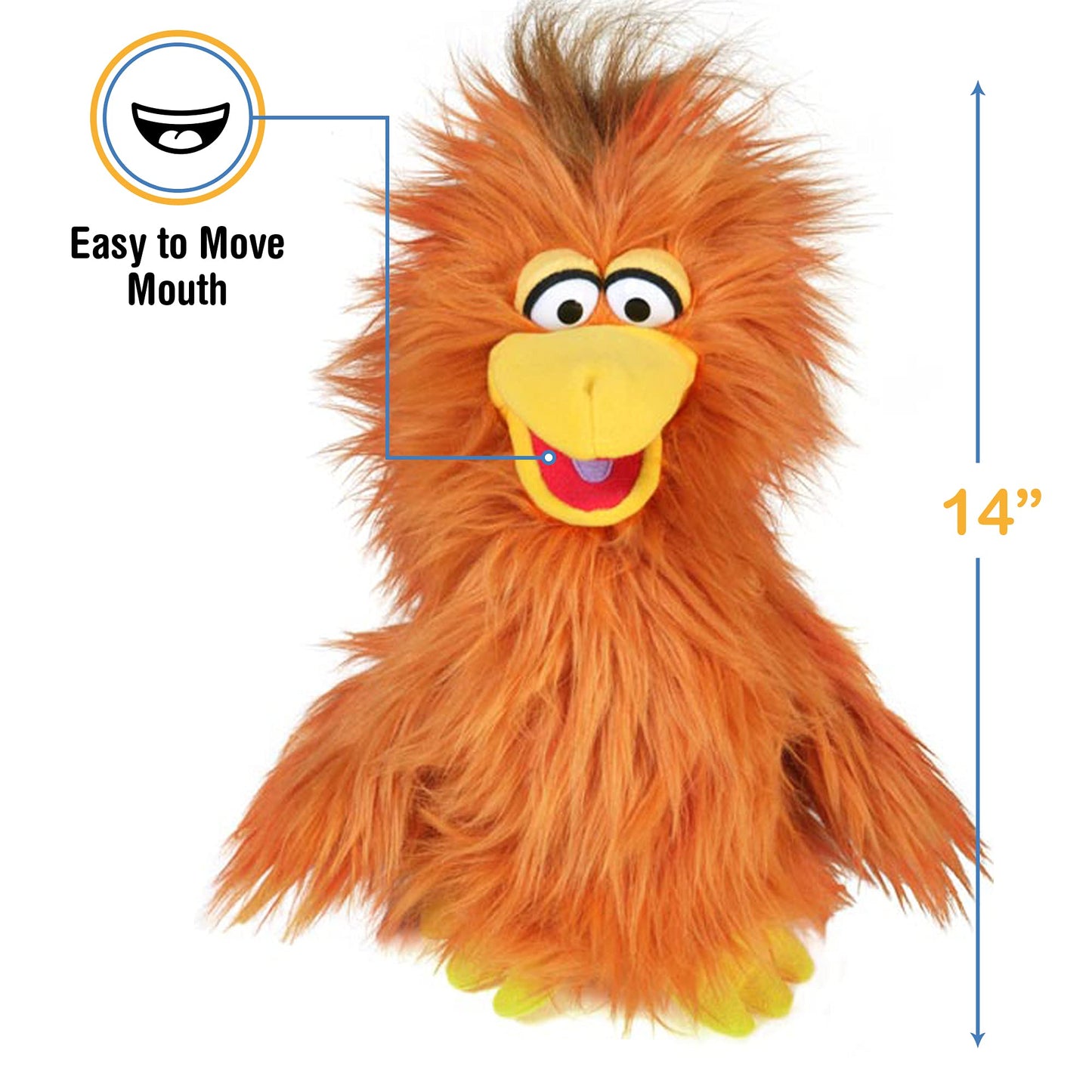 Hatching Silly Bird in Egg Puppet