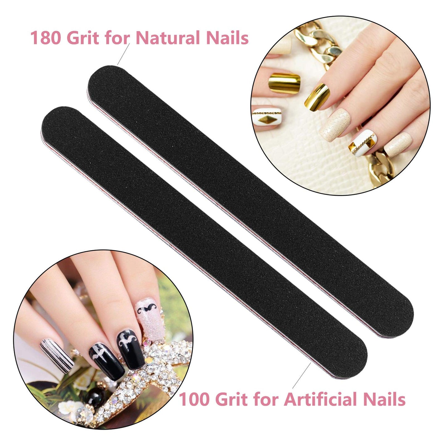 16 Pcs Nail Glues Set,10 PCS Nail Glue for Acrylic Nails,Adhesive Super Bond for Fake Nails,1 Nail Clipper Cutter for Fake Nails,5 Double Sided Emery