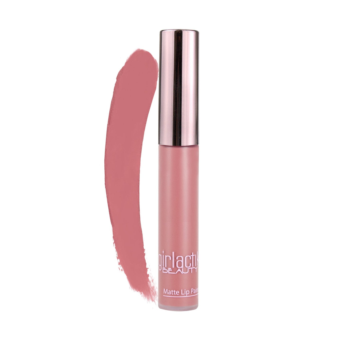 Girlactik Long Lasting Matte Lip Paint Liquid Lipstick in Allure- Long wearing, Smooth Application, Pigmented, Non-Crack Formula, Lightweight, 7.5 ml
