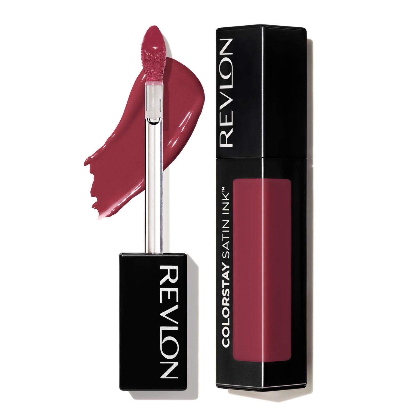 Revlon ColorStay Satin Ink Liquid Lipstick, Longwear Rich Lip Colors, Formulated with Black Currant Seed Oil, 005 Silky Sienna, 0.17 fl oz