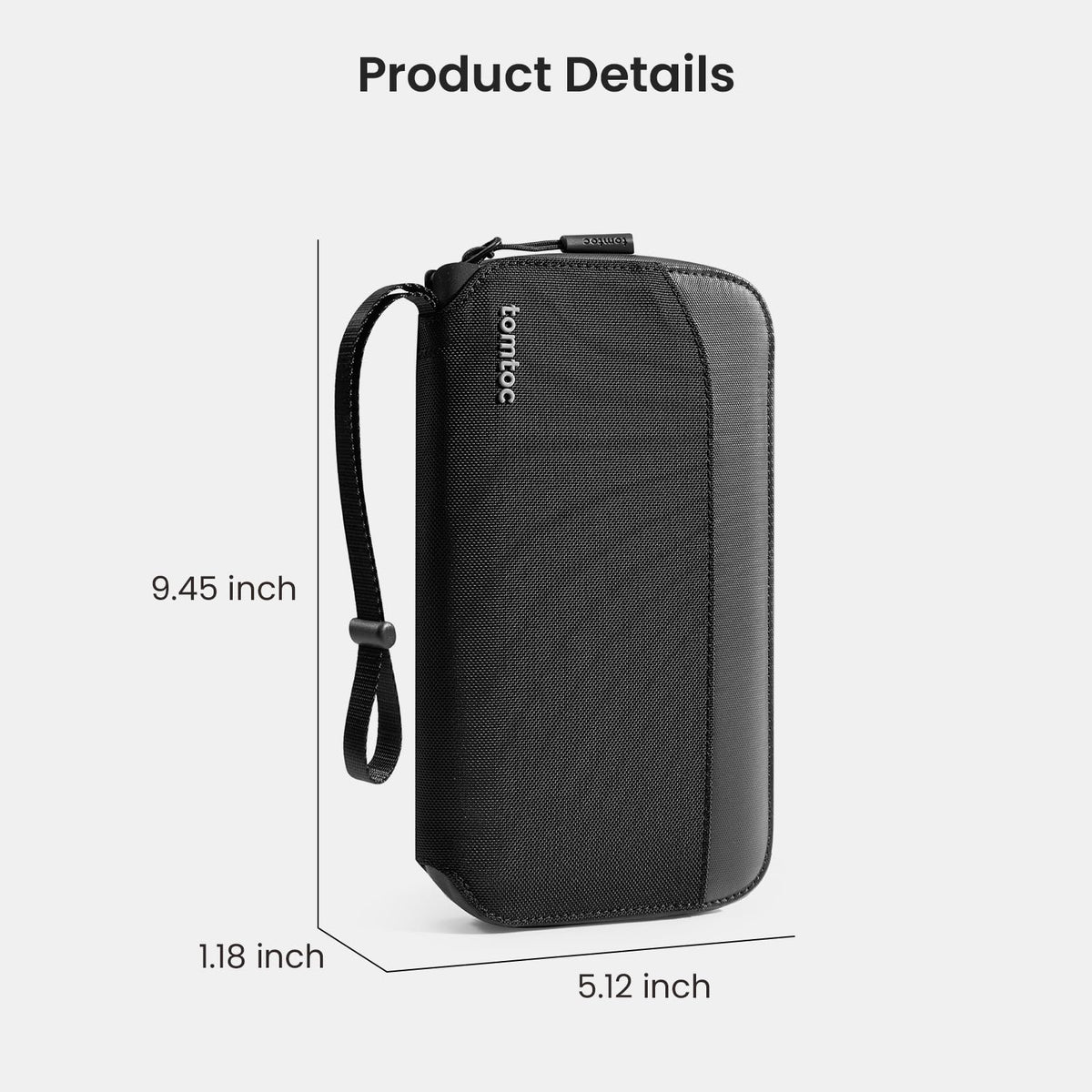 tomtoc Family Passport Holder – RFID Blocking Travel Wallet with AirTa ...
