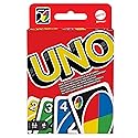 UNO - Classic Colour & Number Matching Card Game - 112 Cards - Customizable & Erasable Wild - Special Action Cards Included - Gift for Kids 7+, W2087
