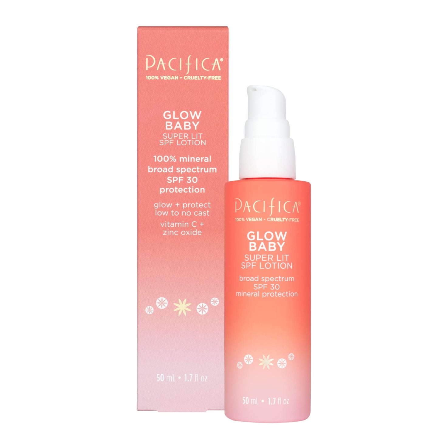 Pacifica, SPF Lotion Glow Baby Super Lit, 1.7 Fl Oz