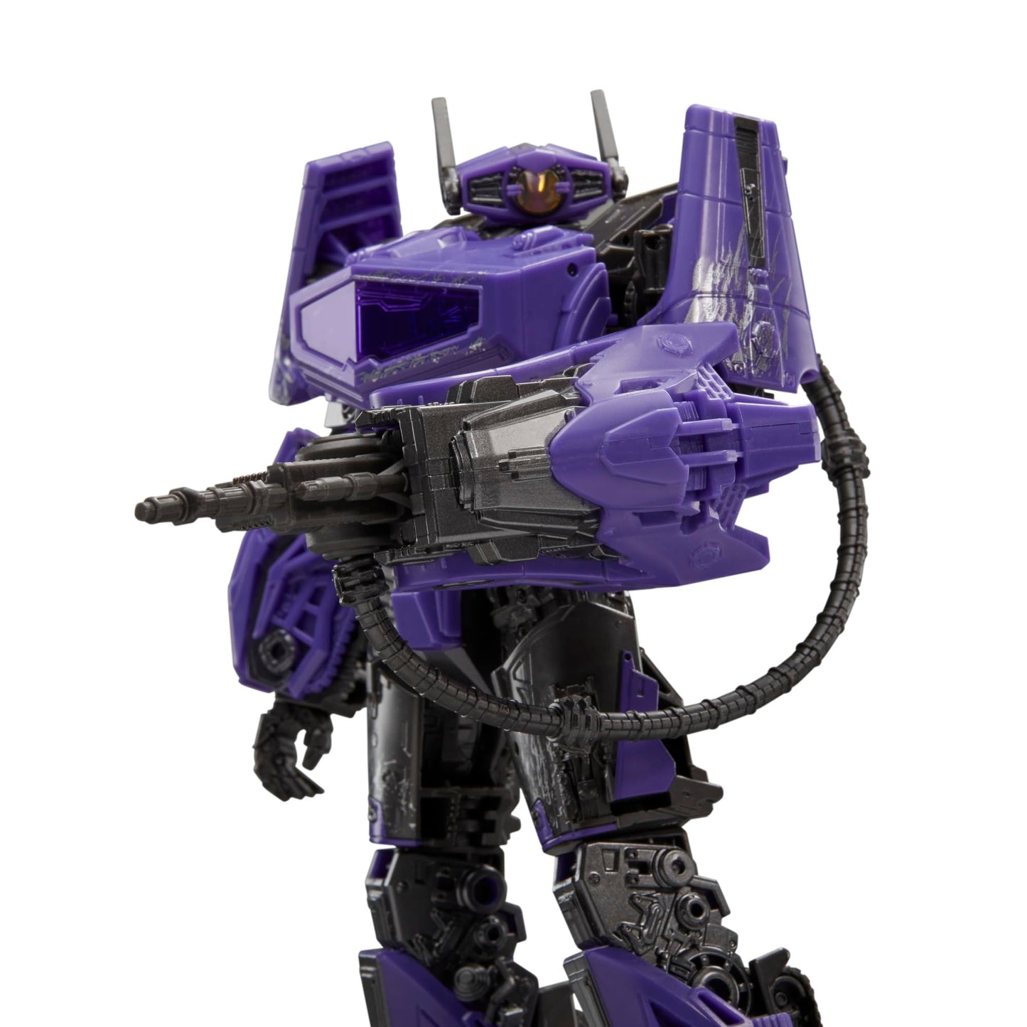Transformers Toys Studio Series Voyager Bumblebee 110 Shockwave, 6.5-inch Converting Action Figure, 8+