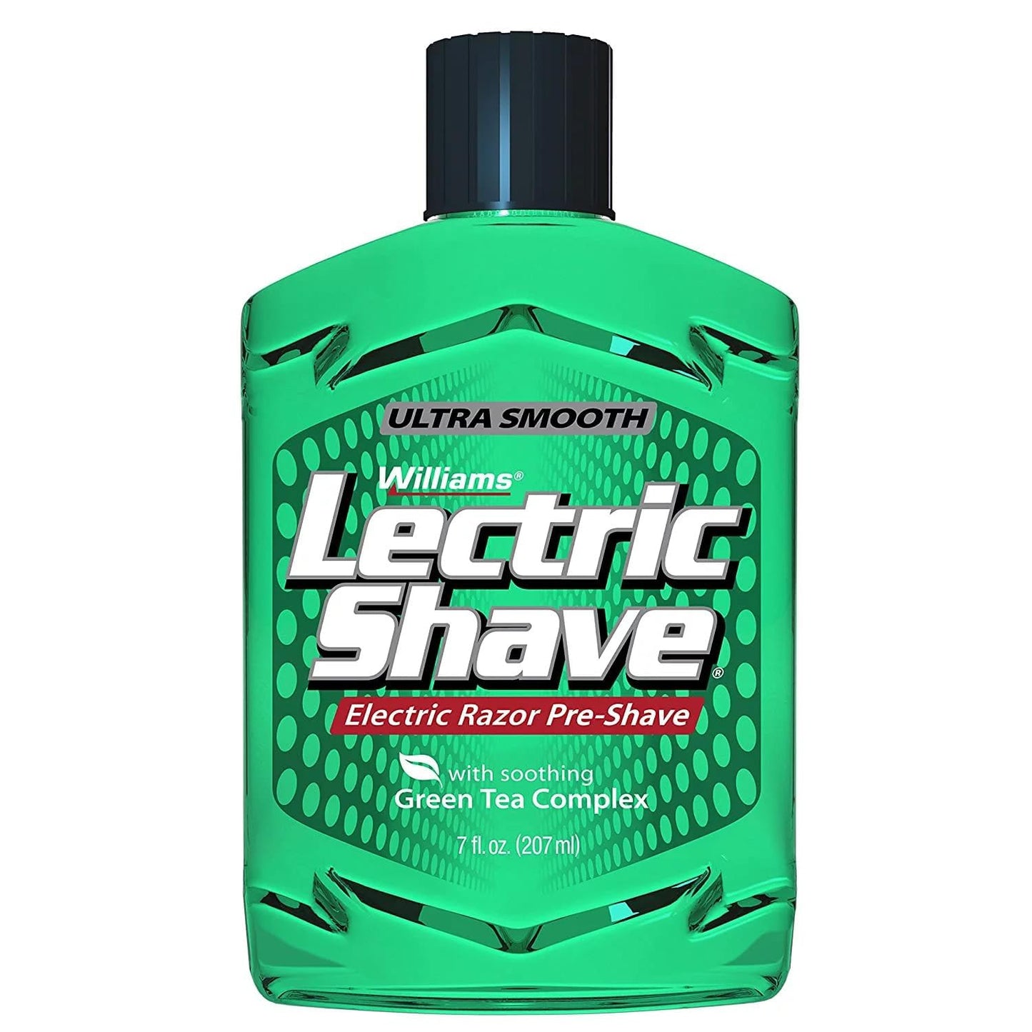 Williams Lectric Shave - Electric Razor Pre-Shave with Soothing Green Tea Complex, 7 fl oz (207 mL)