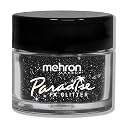 Mehron Makeup Paradise Glitter FX | Professional Cosmetic for Makeup & Art | Vibrant & Shimmering Loose Glitter .25 oz (7 g) (Black)