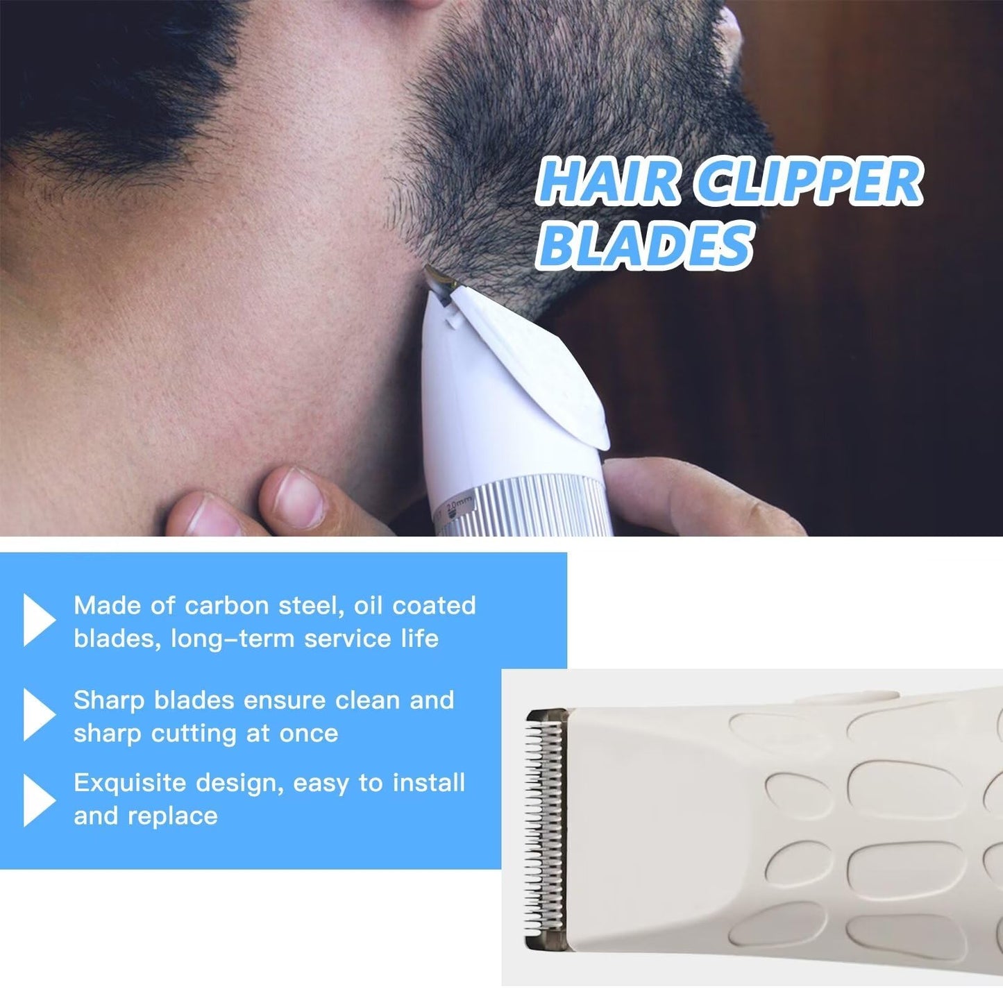 Unbrella 2Pcs Replacement Clipper Blade Compatible for Wahl Peanut Clipper Trimmer 8685, 8655, 8663, 8685-1701 Beauty and Personal Care Unbrella