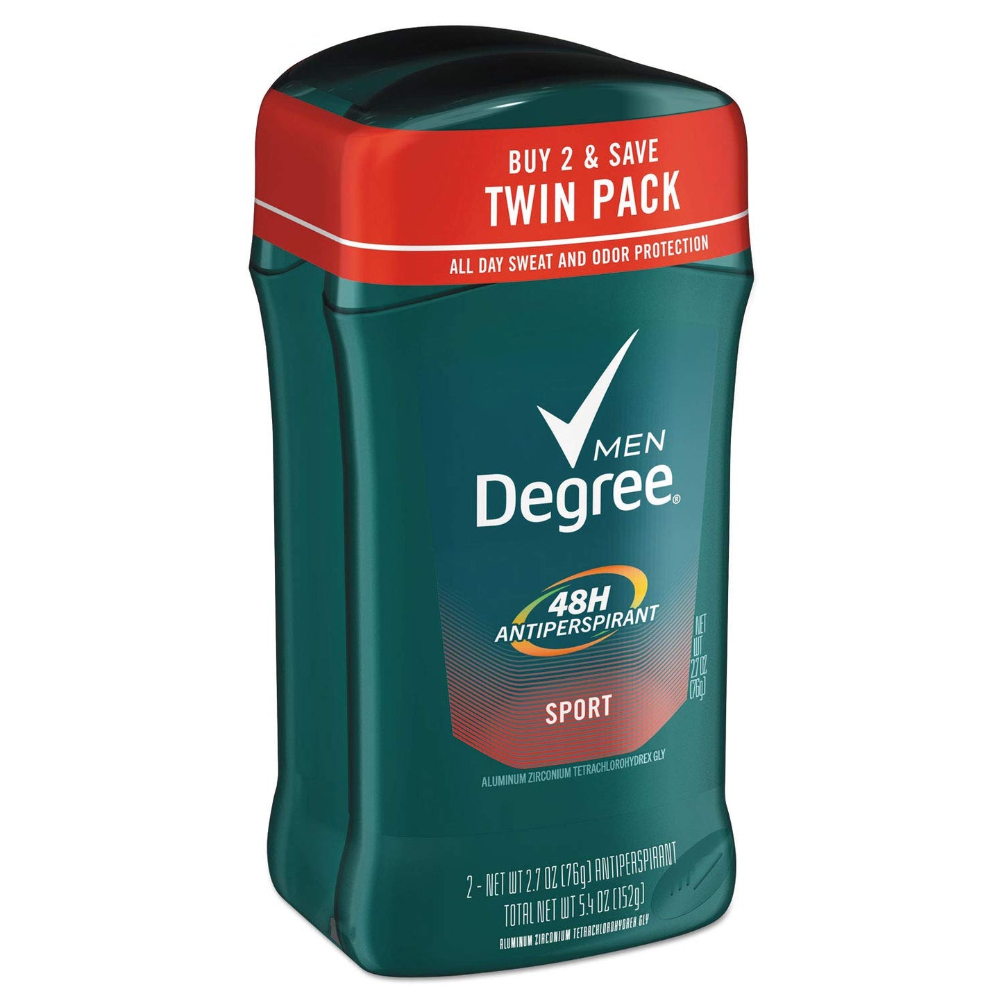 Degree Men Dry Protection Antiperspirant Sport 2.7 oz, 2 pk(Pack of 6) Beauty and Personal Care Degree