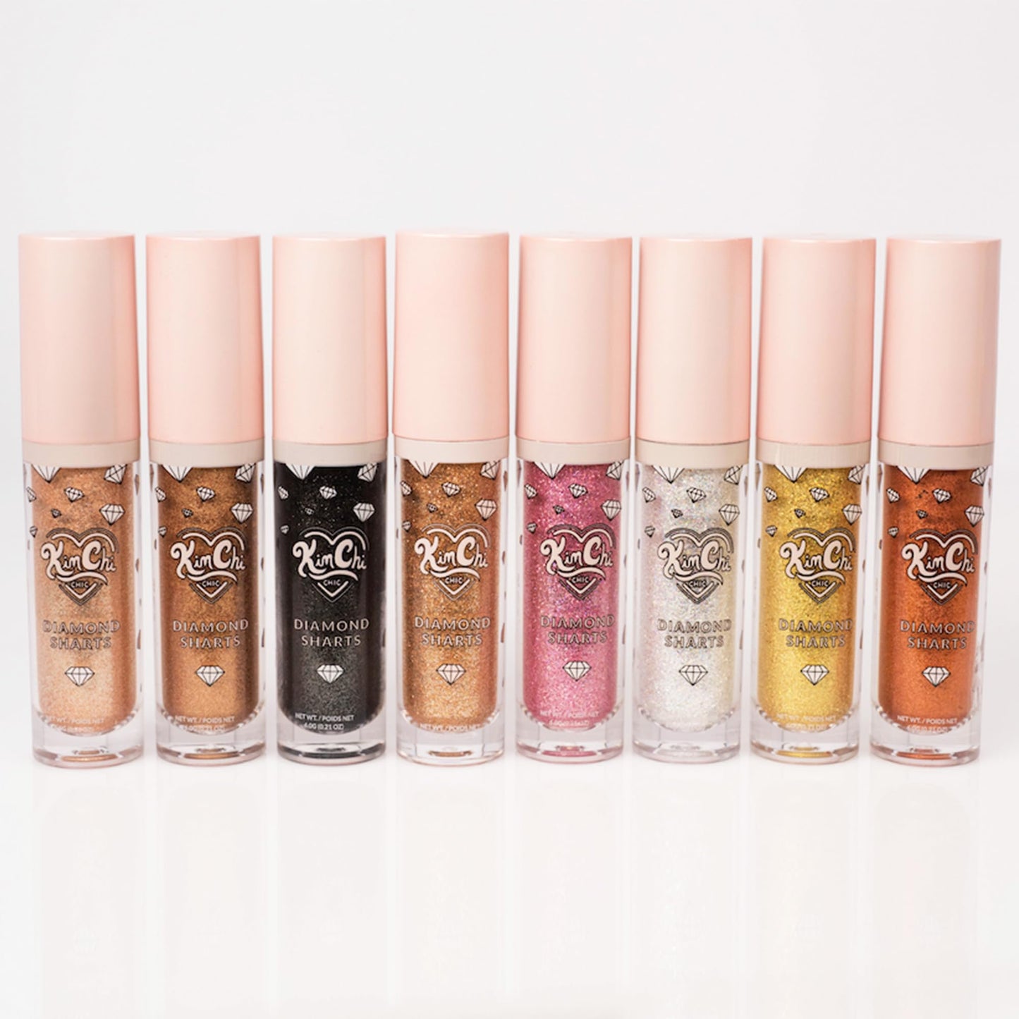 Kimchi Chic Beauty Diamond Sharts Liquid Glitter Eyeshadow, Cream Eyeshadow and Body Glitter Makeup, 0.21 fl oz - World Dominance