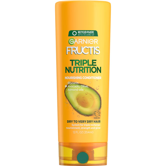 Garnier Fructis Triple Nutrition Conditioner, Dry to Very Dry Hair, 12 fl. oz. Beauty & Personal Care Garnier