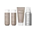 Living Proof Frizzy Hair Starter Kit - Travel Size No Frizz Shampoo, Conditioner, Smooth Styling Cream and Advanced Clean Dry Shampoo ($70 value)