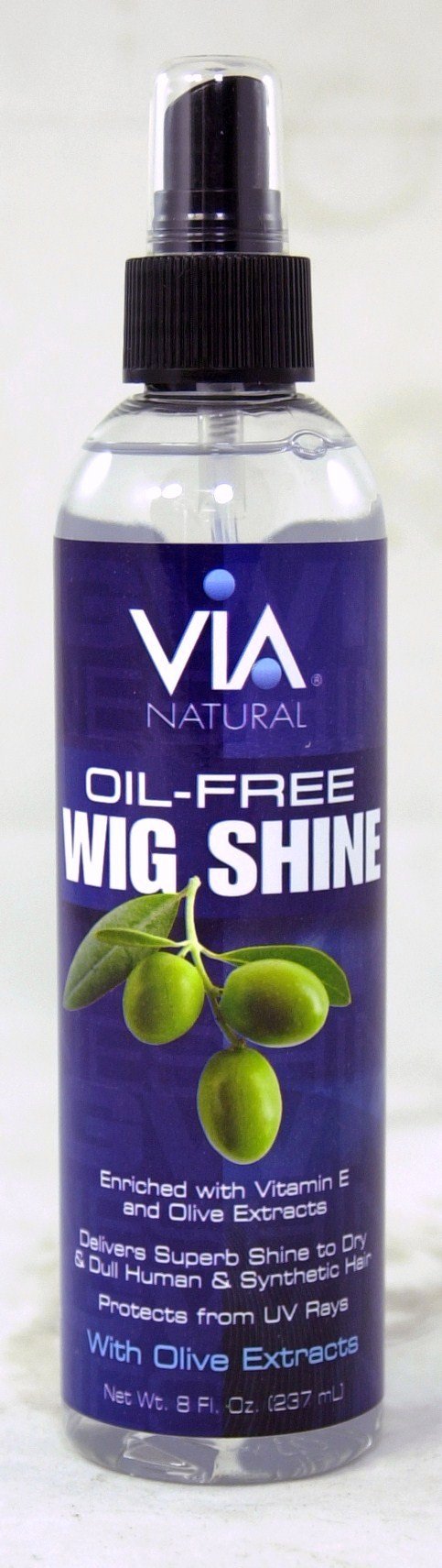 Via Natural Oil Free Wig Shine 2 Oz