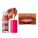 Ruby Kisses Lip Oil Booster, Hydrating Lip Gloss with Nourishing Natural Oil Blend, Jumbo Wand for Easy Application, Non-Sticky Formula (Honey