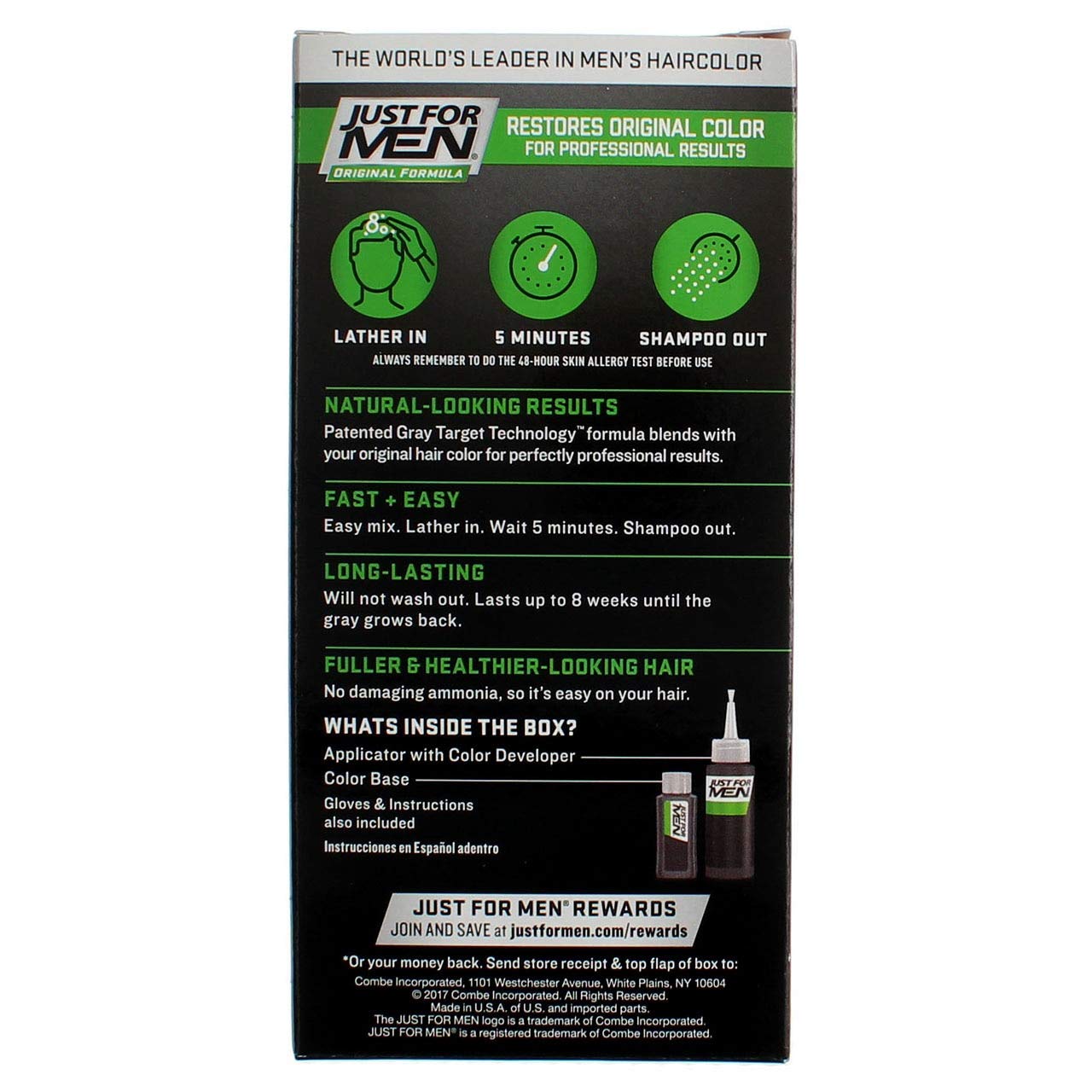 JUST FOR MEN Hair Color H-20 Ash Brown 1 Each (Pack of 6)
