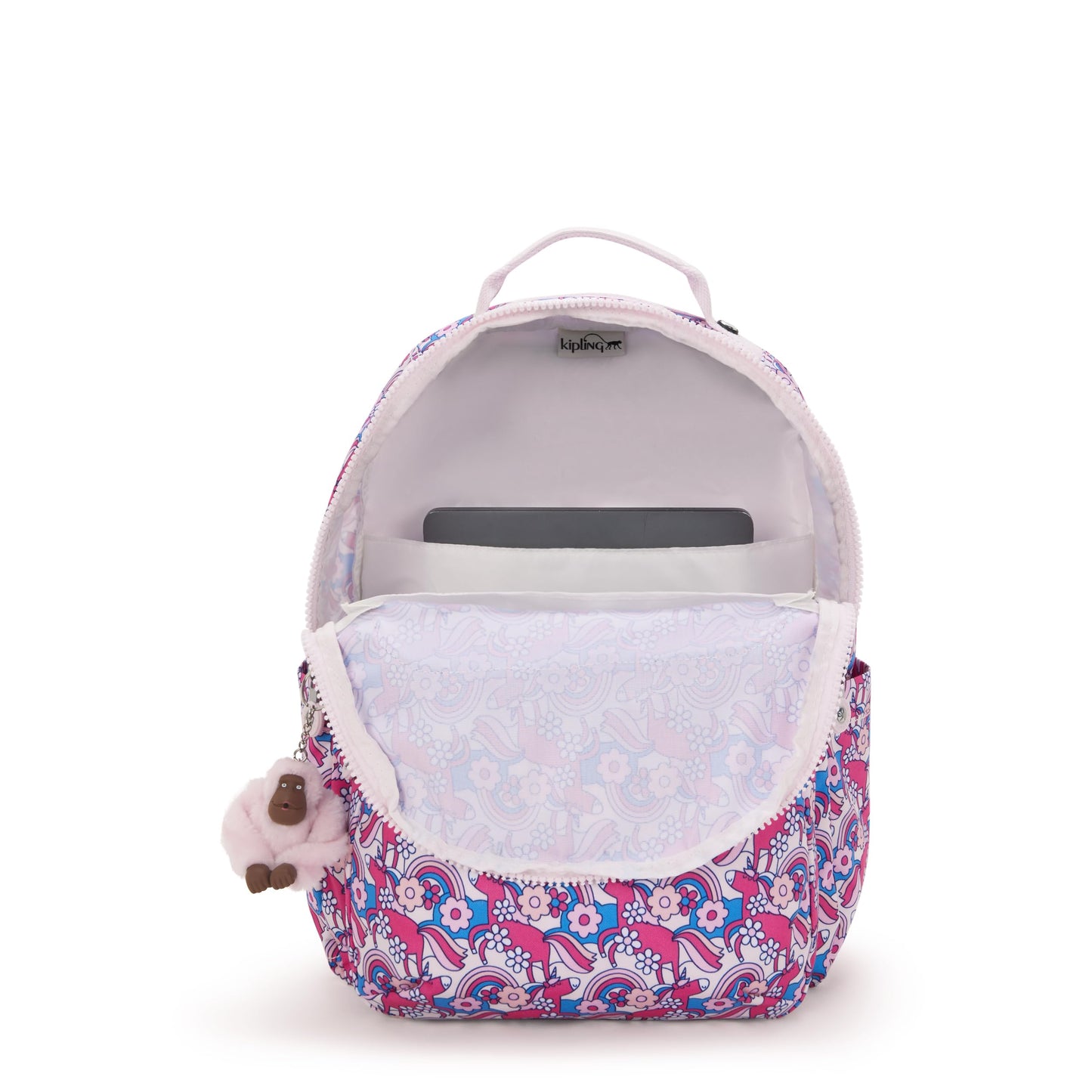 Kipling Women's Seoul Prt 15" Laptop Backpack, Durable, Roomy with Padded Shoulder Straps, Built-In Protective Sleeve