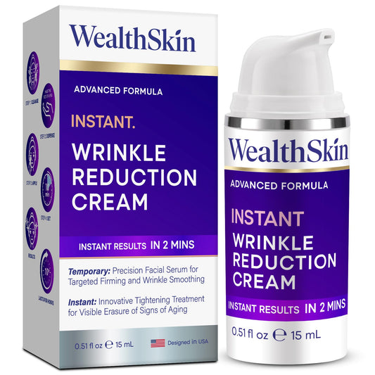Instant Rapid Wrinkle Eye Cream: Temporary Effects Firm & Lift Under Eye Bags and Reduction Puffiness and Remover Dark Circles - 60 Second Tightener Beauty & Personal Care Wealthskin