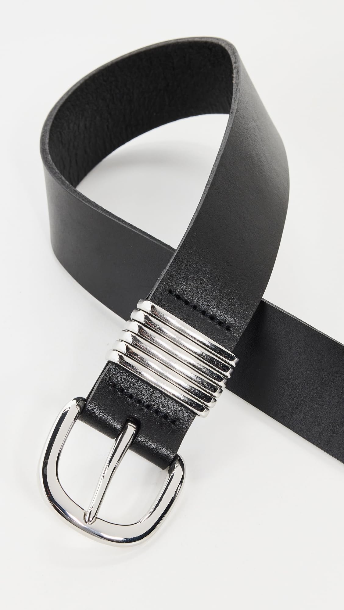 Madewell Women's Multi Keeper Belt, True Black, M