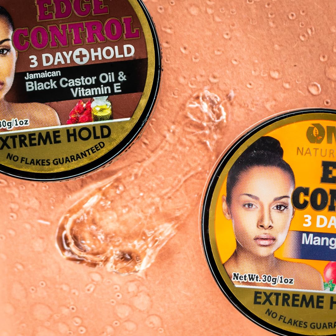 On Natural Edge Control Extreme Hold-Mango Butter and Pomegranate (1oz)