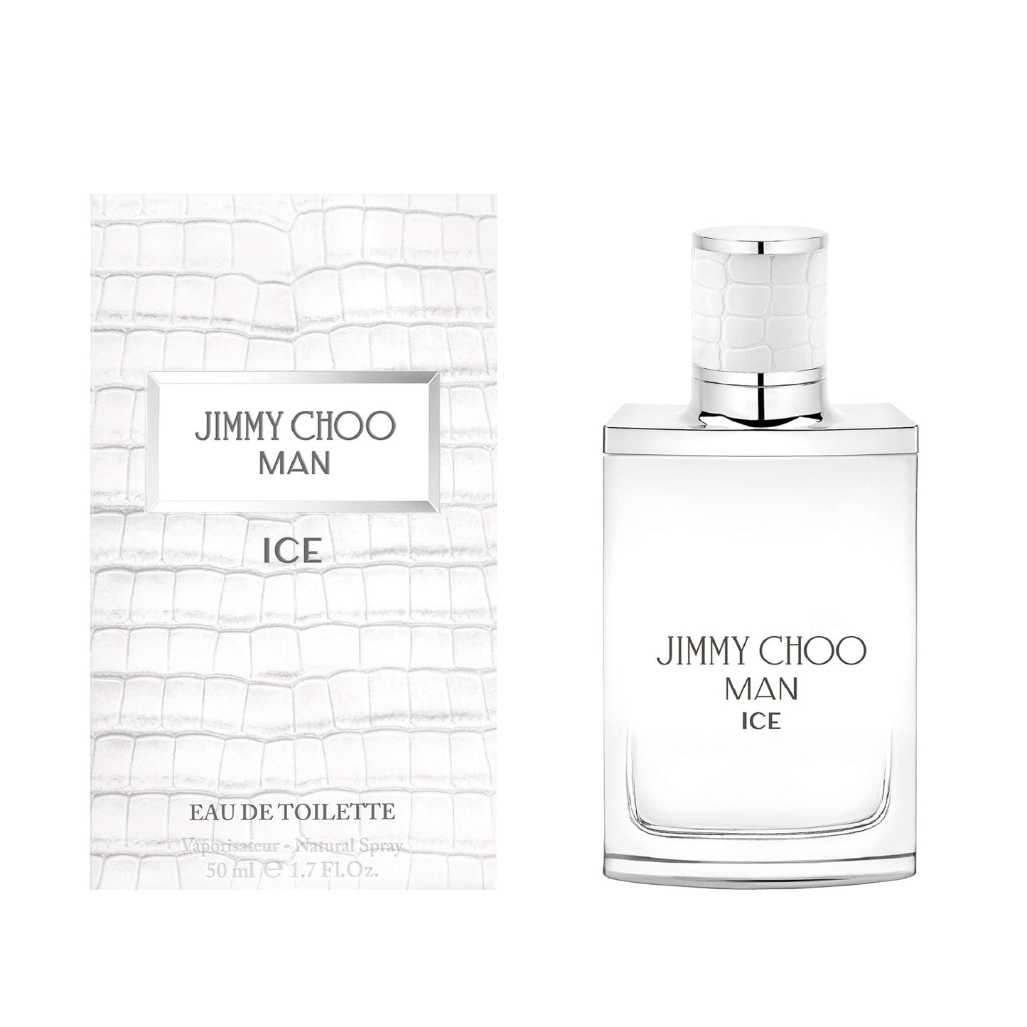 JIMMY CHOO - Man Ice Eau de Toilette - Men's Fragrance - Aromatic Woody - With notes of Mandarin, Vetiver & Musk - 1.7 Fl Oz