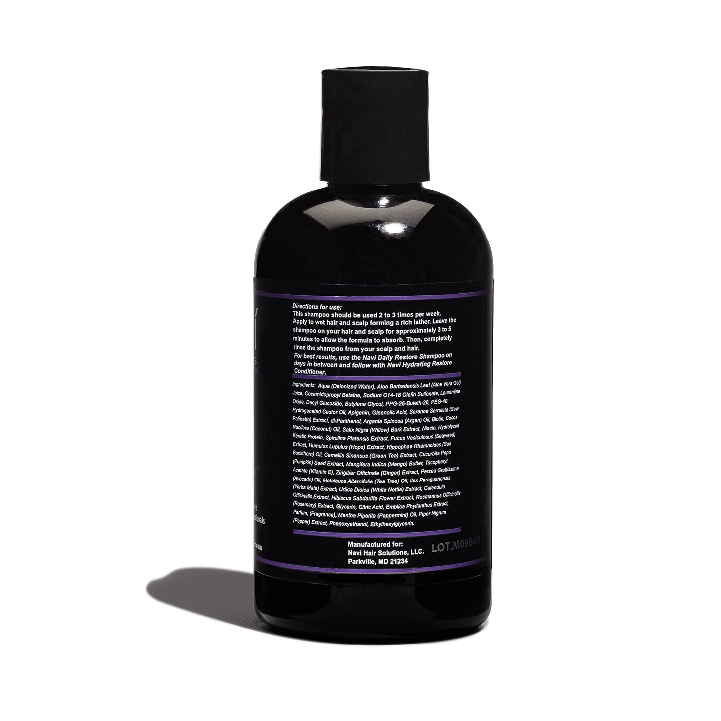 Navi Professional Hair Growth Set - DHT Blocker for Thinning and Hair Loss, Sulfate Free Regrowth Shampoo & Conditioner for Men, Women & Color Treated