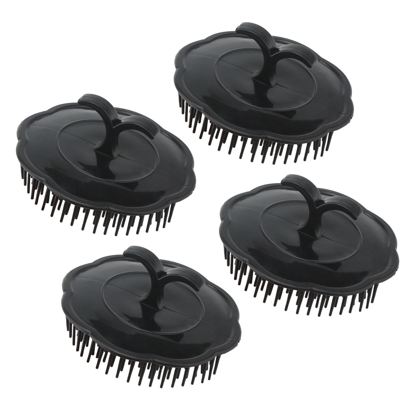 Segbeauty Mens Shampoo Brush, 4pcs Scalp Massage Brushes, Massage Hair Brush Floriated Shower Comb for Deep Cleaning Hair Men's Hand Brush Plastic