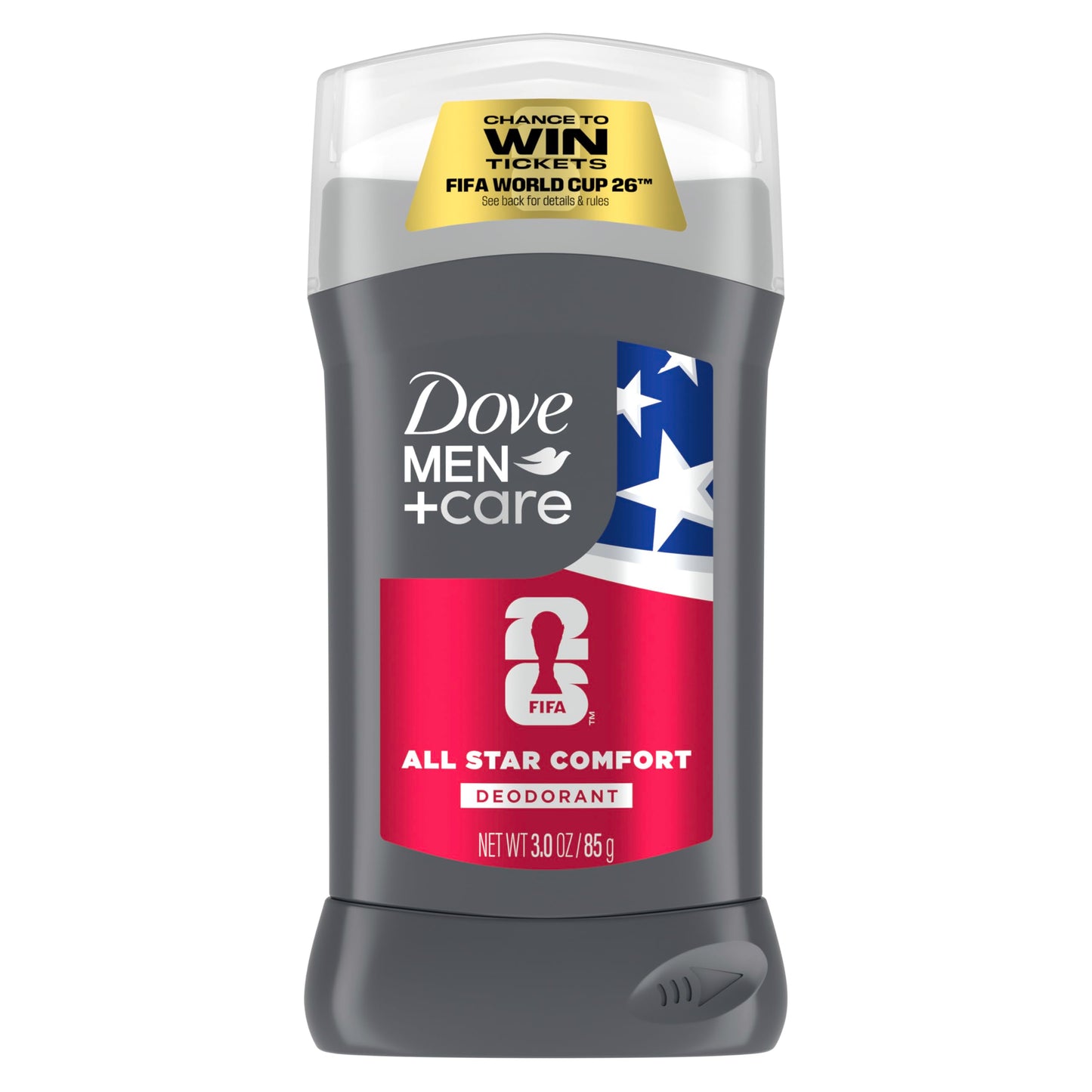 DOVE MEN + CARE Limited Edition FIFA Deodorant Stick for Men All Star Comfort for 72H Protection Neutralizes Odor 3.0 oz Beauty and Personal Care DOVE MEN + CARE