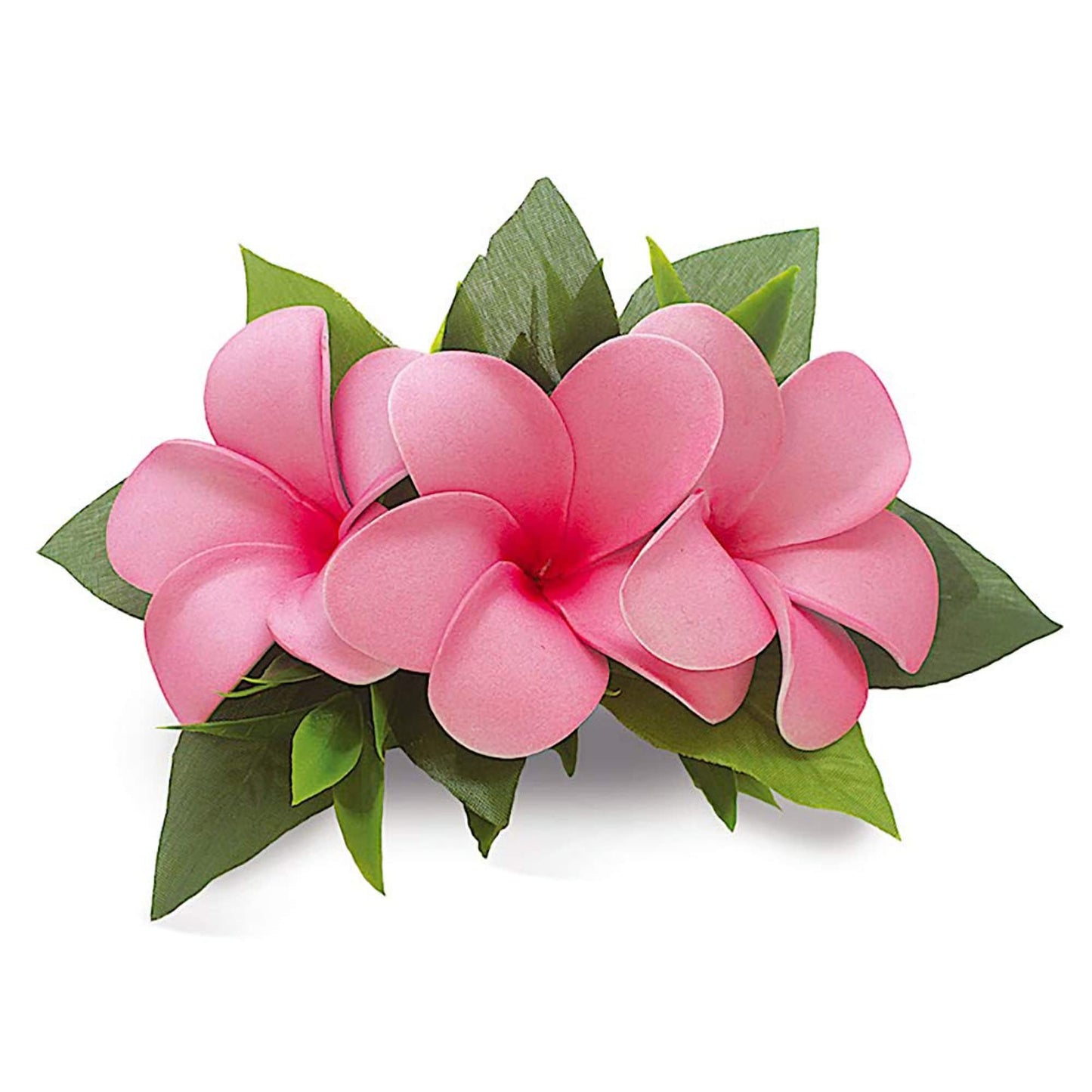Welcome to the Islands Hawaii Hair Clip Foam Flower Cluster Plumeria Pink, 4.5" x 7" (1 Count, Adults Unisex)