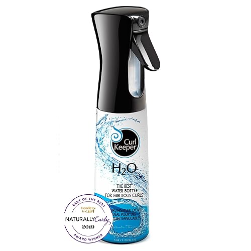 CURLY HAIR SOLUTIONS Curl Keeper H2O Water Bottle,12oz