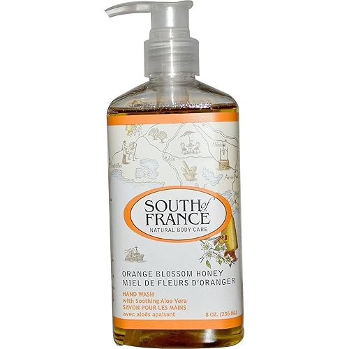 South of France Liquid Soap, Orange Blossom Honey, 8 Fluid Ounce