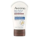 Aveeno Skin Relief Intense Moisture Hand Cream with Soothing Prebiotic Oat for Dry and Sensitive Skin Cream Softens & Smooths Hands & Lasts Through