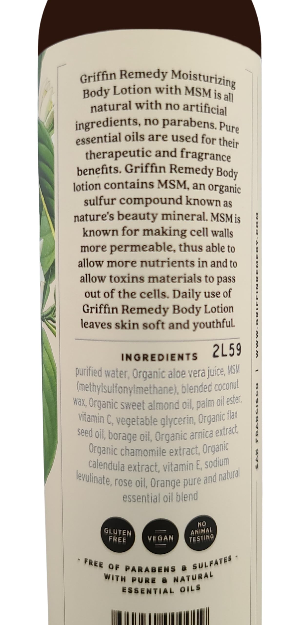 Griffin Remedy Orange Blossom Lotion-8oz