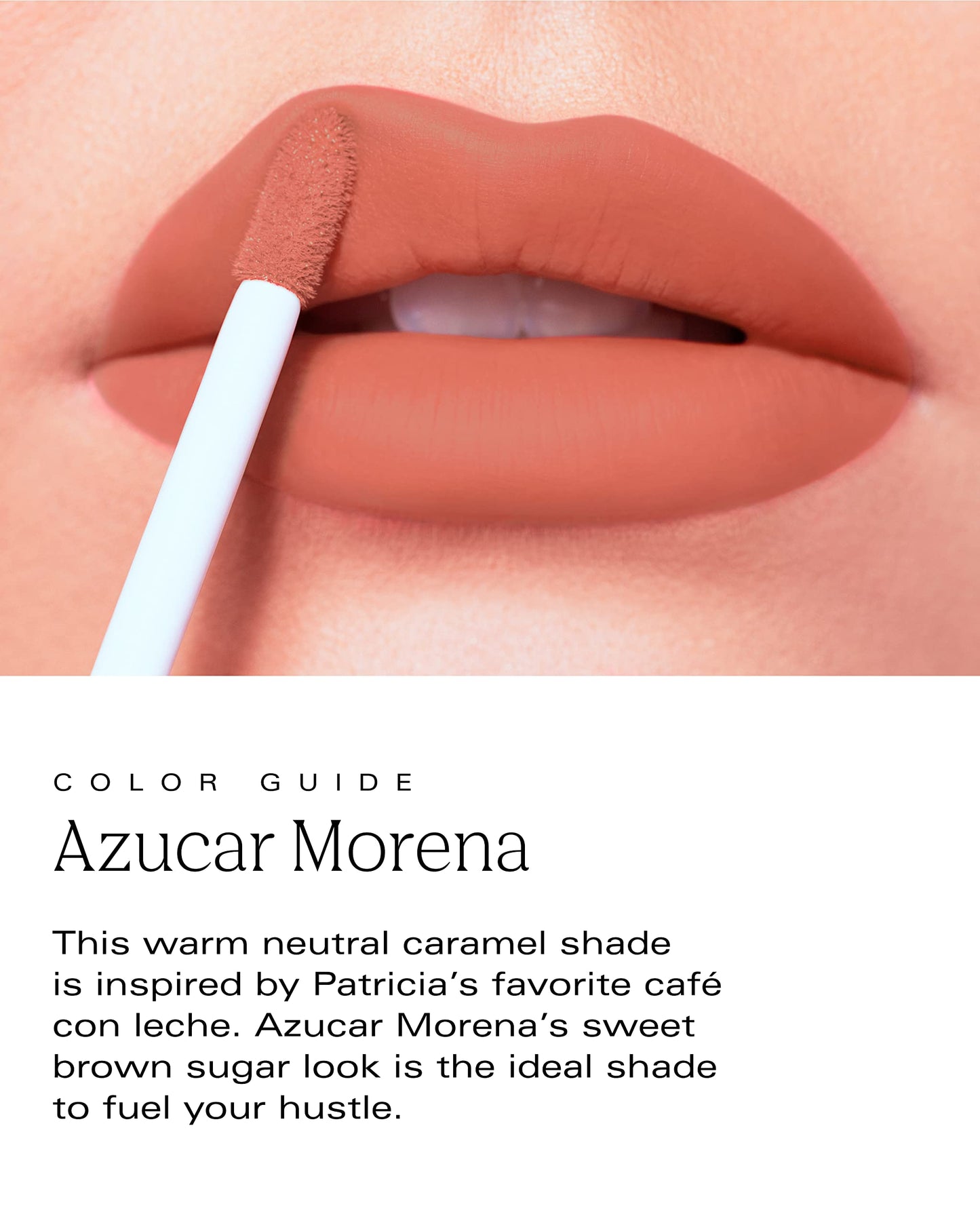 PDL Cosmetics Bold Aspirations Liquid Lipstick (Azucar Morena) | Highly Pigmented Smooth Matte Finish | Caramel Tone | Long Lasting, Non-Transfer