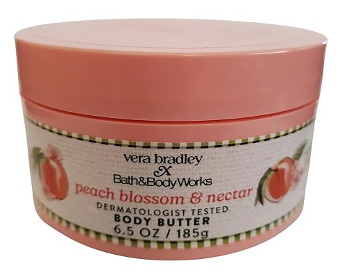 Bath & Body Works Peach Blossom & Nectar Glowtion Body Butter - Sweet Peach Floral Radiant Moisturizer